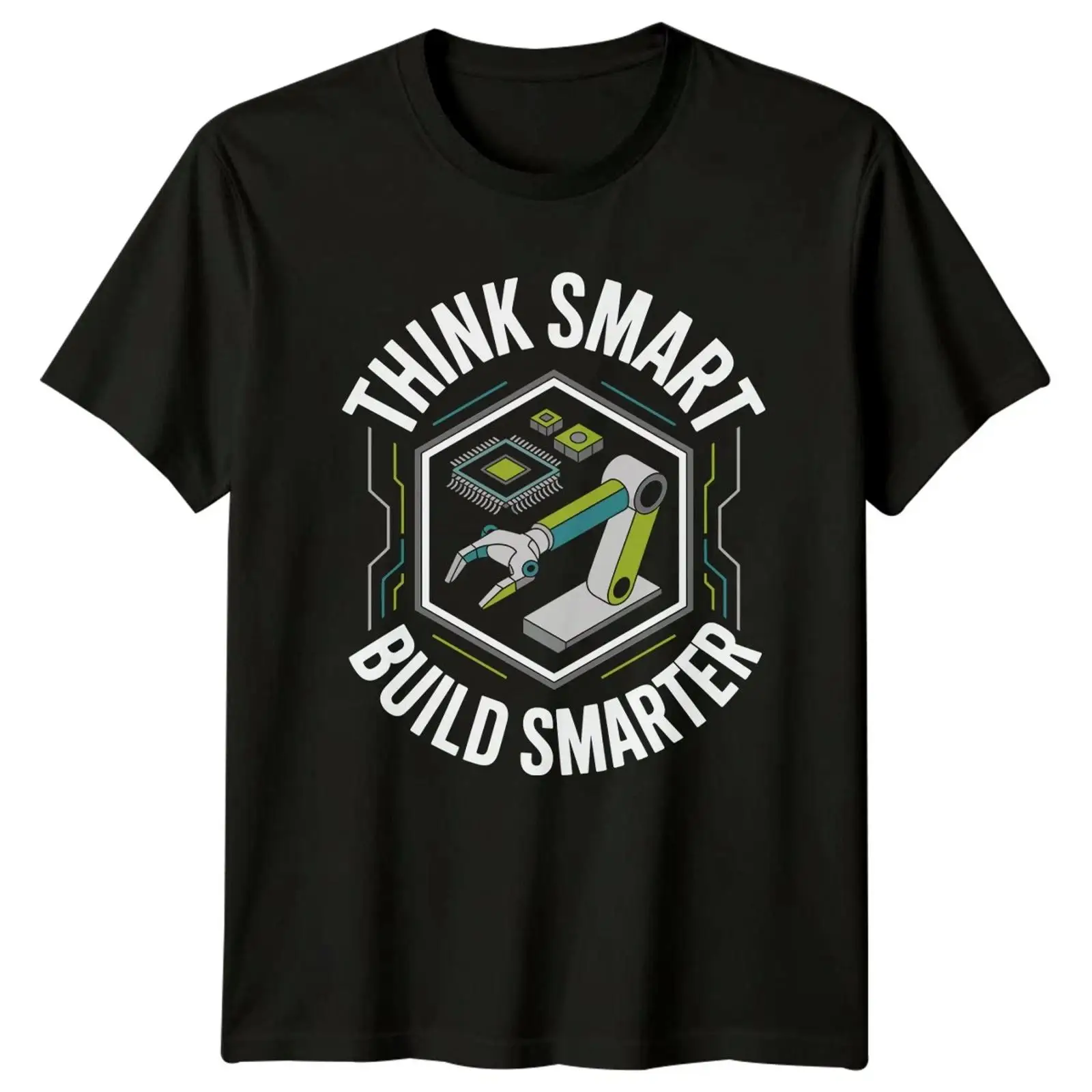 Vintage Fashion Build - Think Smart Build Smarter Kaos Pria
