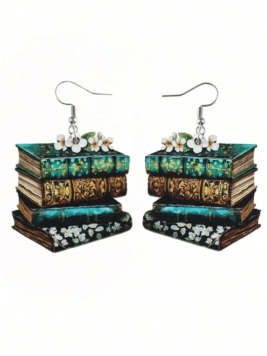 Vintage Fashion Coloring Book - Anting Gantung Dekoratif Pola Buku &