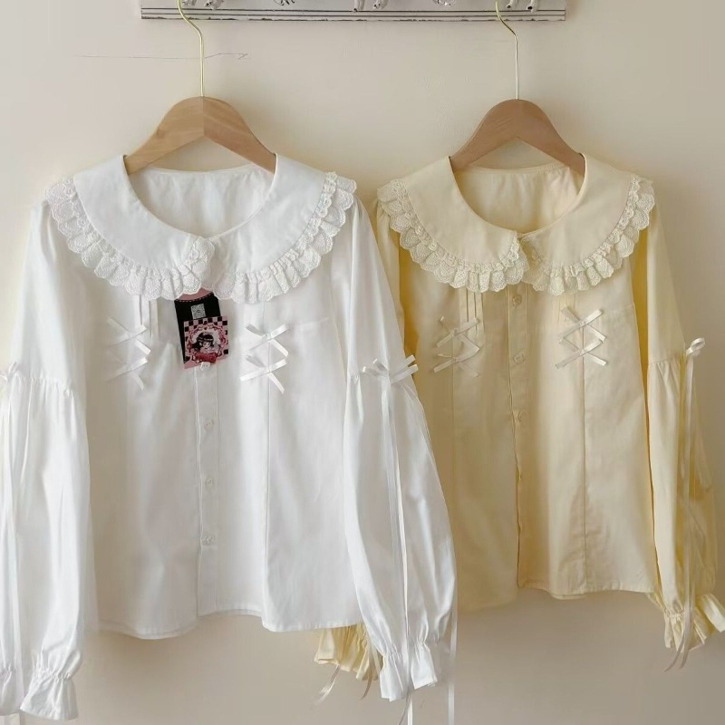 Vintage Fashion Japan - Deeptown Kemeja Gaya Jepang Kawaii Wanita