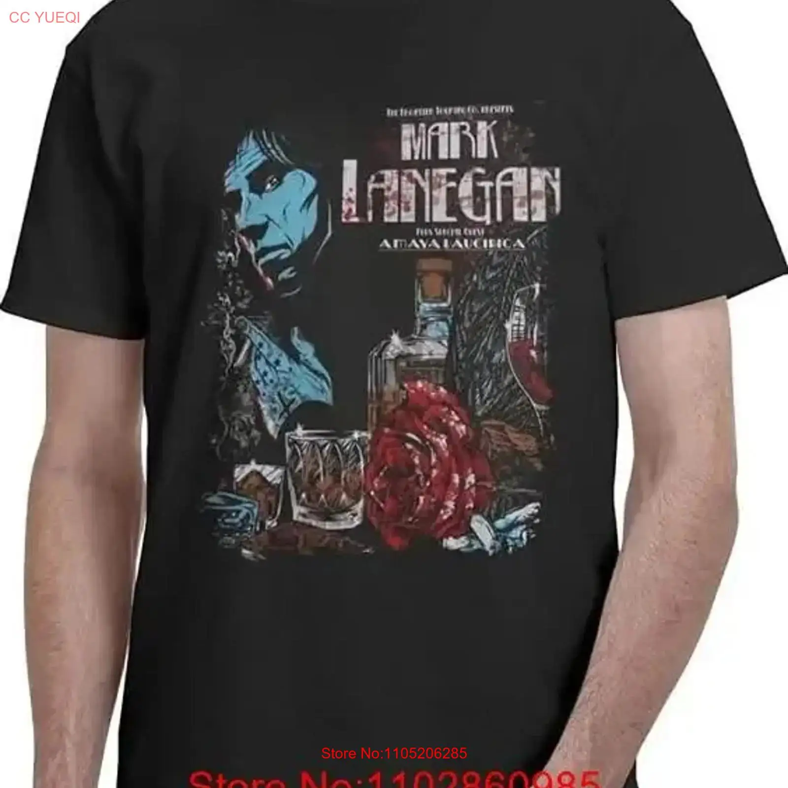 Vintage Fashion Wear - Kaos Mark Lanegan Katun Tebal Vintage