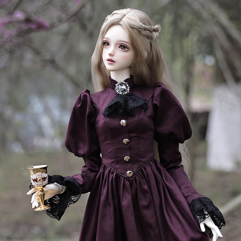 Vintage Fashion Doll - Boneka Elina BJD 1/3 Wanita Elegan