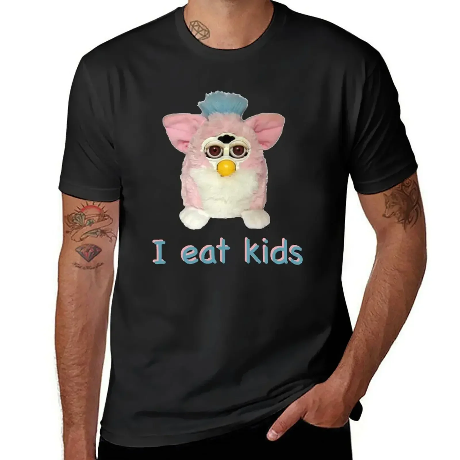 Vintage Fashion Archive - Furby I Eat Kids T-Shirt Grafis
