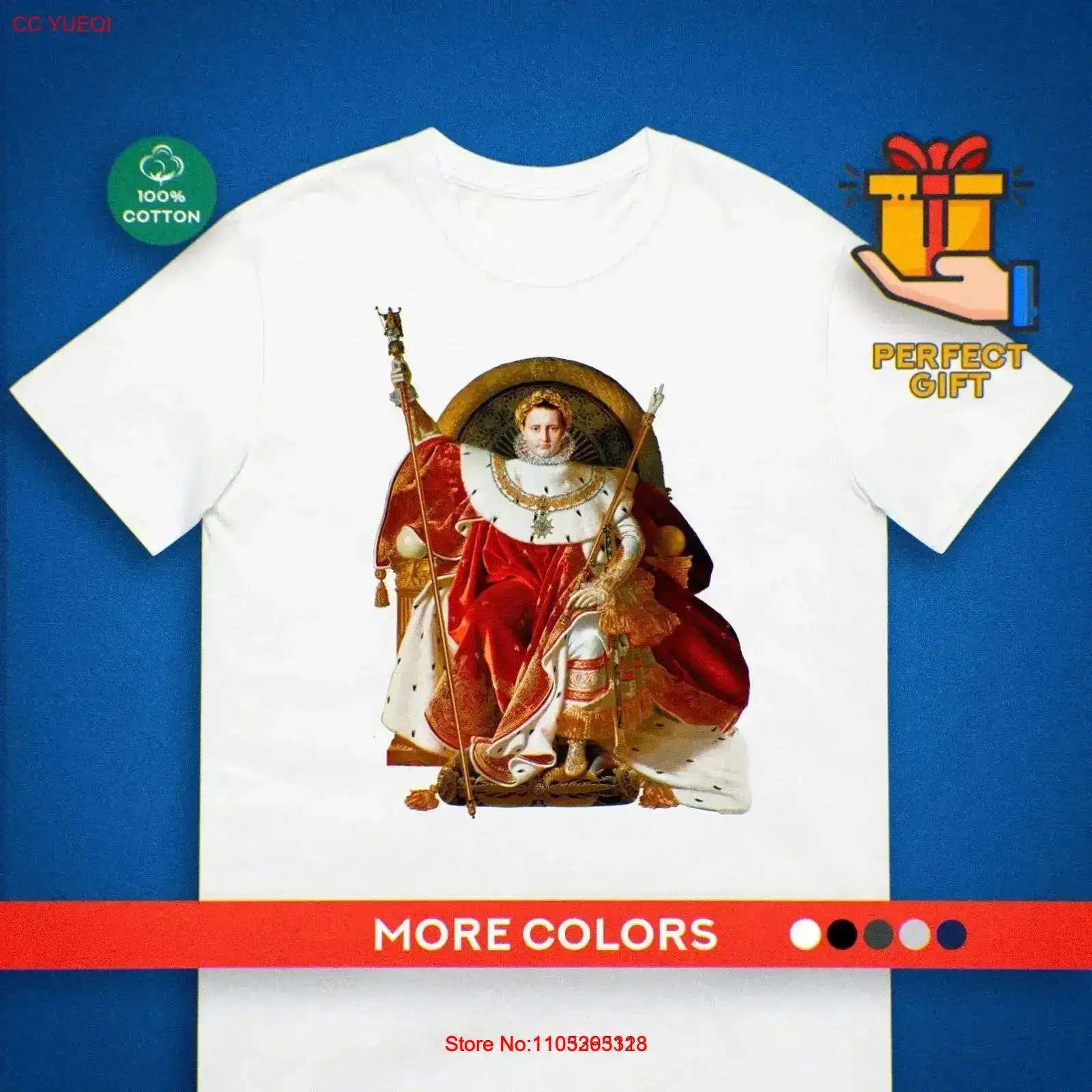Vintage Fashion History - Kaos Napoleon Lukisan Ingres Sejarah Seni