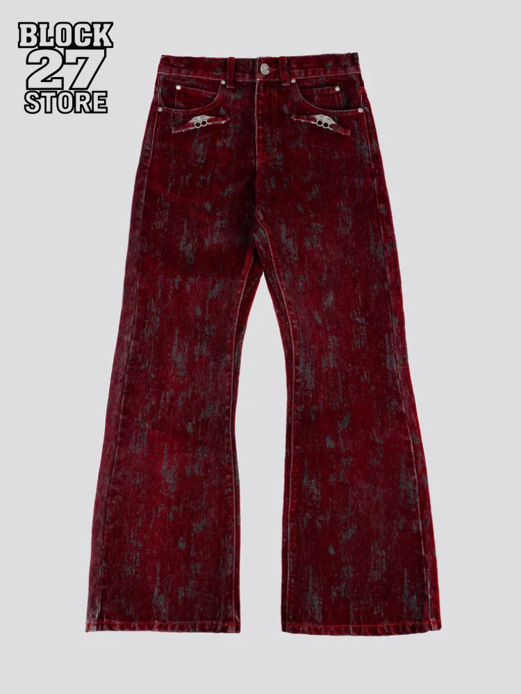 Retro Track Pant - Celana Jeans Pria Vintage Amerika Model