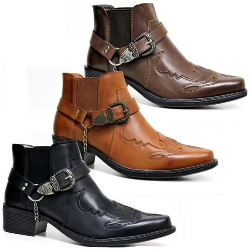 Vintage Fashion Jewelry - Sepatu Boots Kulit Vintage Pria 2026,