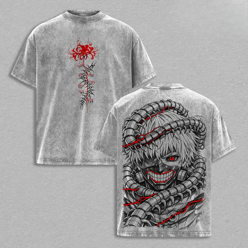 Vintage Ken Fashion - Kaos Retro Manga Kaneki Ken Tokyo