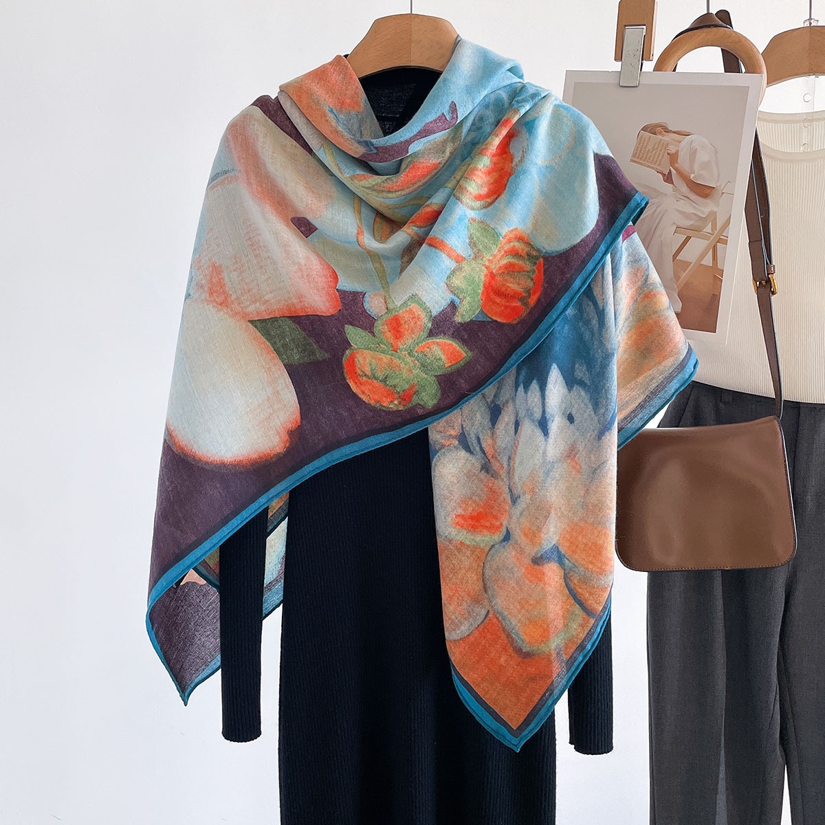 Selendang Wanita Motif Banguna - Vintage Fashion Build ulasan dan harga
