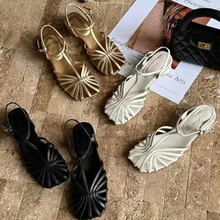 Sandal Jepit Anyaman Gaya Pran - French Vintage Fashion ulasan dan harga
