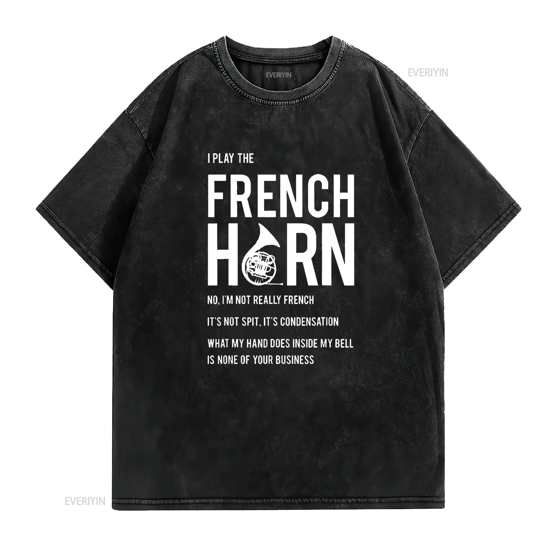 Kaos I Play The French Horn, P - French Vintage Fashion ulasan dan harga
