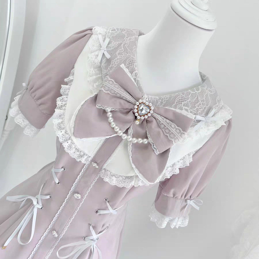 Set Gaun Manis Gaya Lolita Jep - Vintage Fashion Japan ulasan dan harga