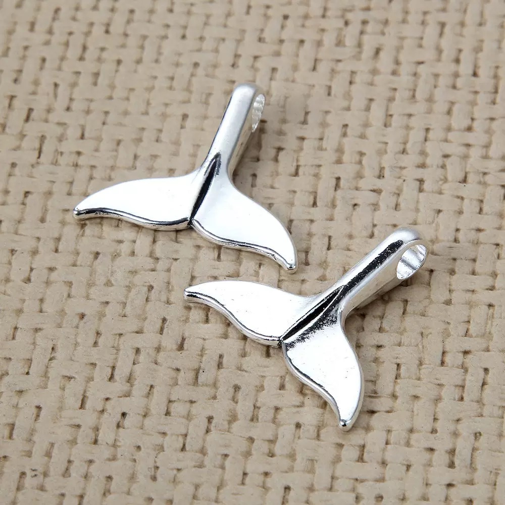 5/10pcs liontin ekor paus berl - Vintage Fashion Jewelry ulasan dan harga