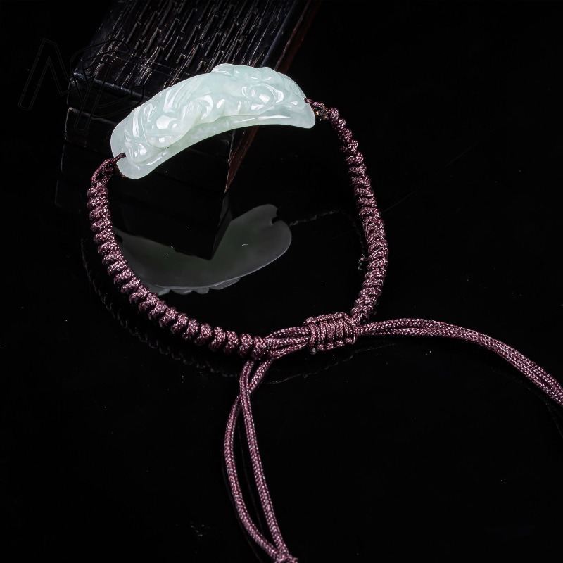 Gelang Giok Burma Pixiu Ukiran - Vintage Fashion Jewelry ulasan dan harga