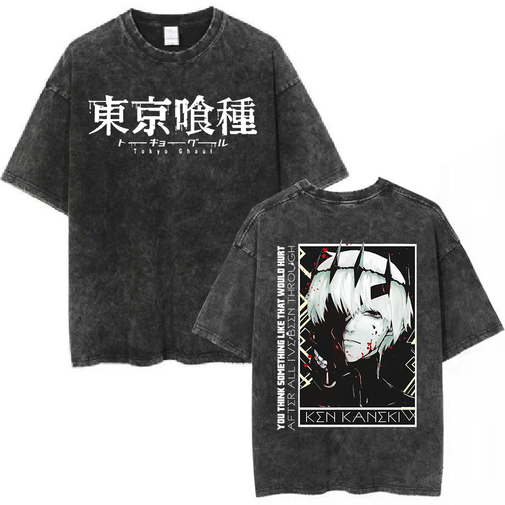 Kaus Antik Anime Tokyo Ghoul K - Vintage Ken Fashion ulasan dan harga
