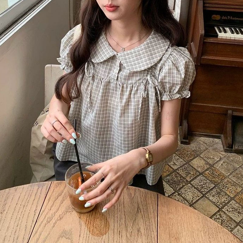 Pakaian Wanita Kemeja Korea Ke - Vintage Fashion Doll ulasan dan harga