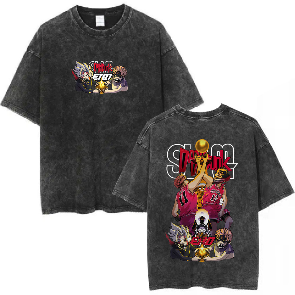 Kaos Vintage Washed Anime Dand - Vintage Ken Fashion ulasan dan harga