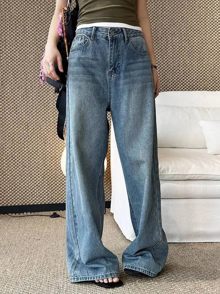 Celana Jeans Denim Abu-abu Pin - Vintage Fashion Build ulasan dan harga