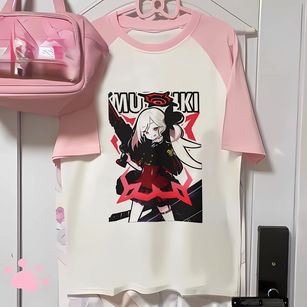 Kaos Blue Archive shoujo vinta - Vintage Fashion Archive ulasan dan harga