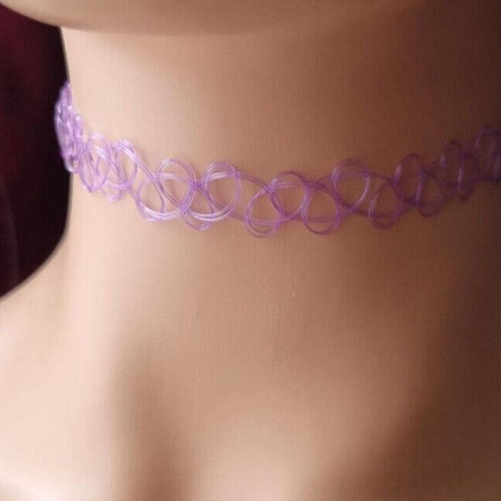 Kalung Choker Elastis Vintage  - Vintage Fashion Show ulasan dan harga