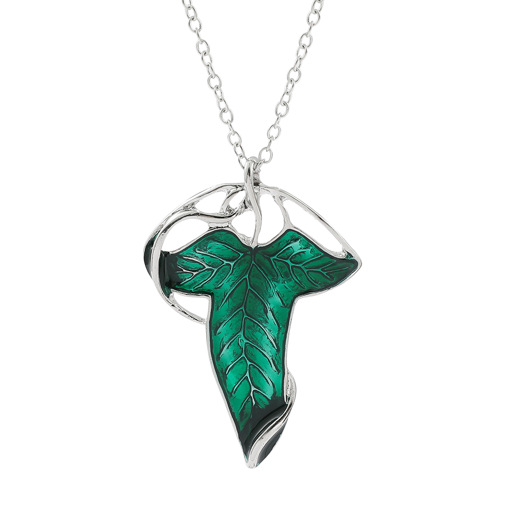 Kalung Liontin Daun Hijau Vint - Vintage Fashion Show ulasan dan harga