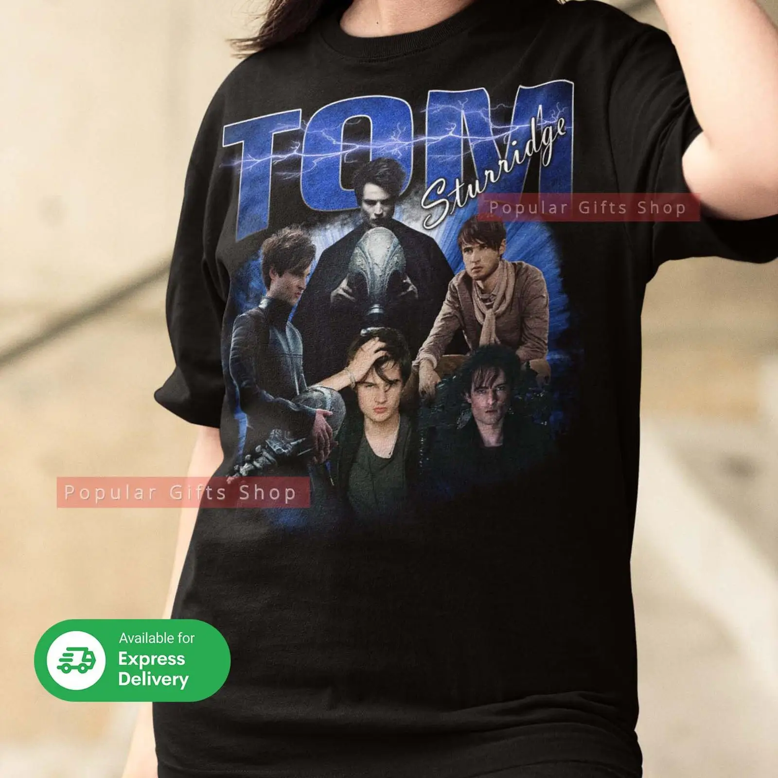 Kaos Vintage Tom Sturridge Kol - Vintage Fashion Collage ulasan dan harga