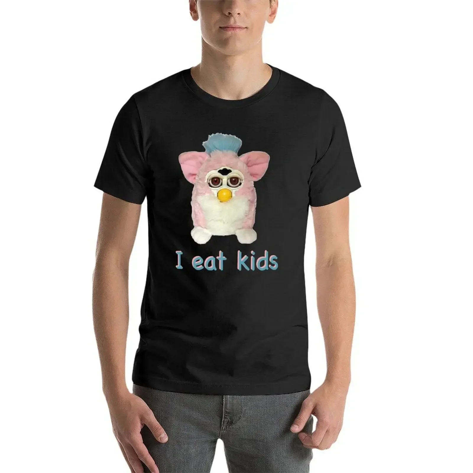 Furby I Eat Kids T-Shirt Grafi - Vintage Fashion Archive ulasan dan harga