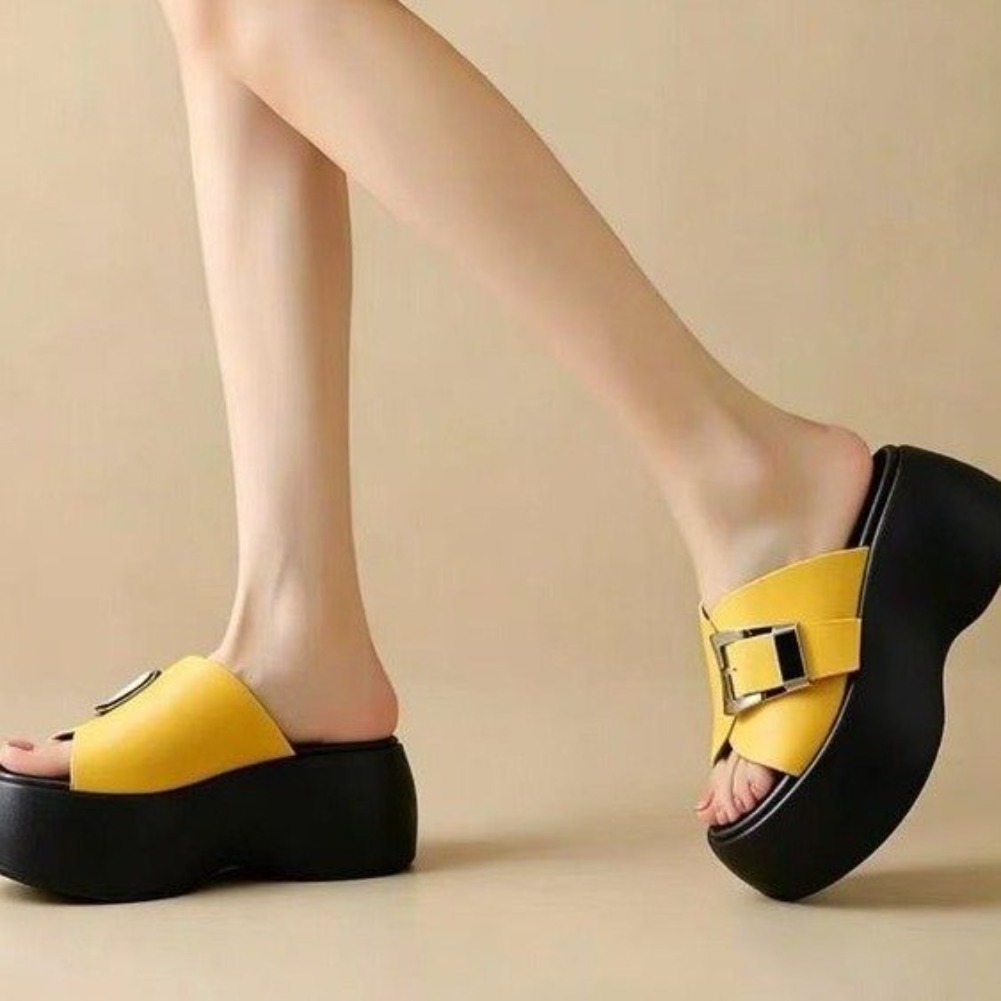 Sandal Wanita Model Platform R - Vintage Fashion Wear ulasan dan harga
