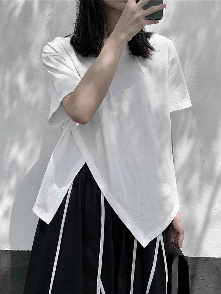 Kaos Kasual Wanita Ukuran Besa - Vintage Fashion Build ulasan dan harga