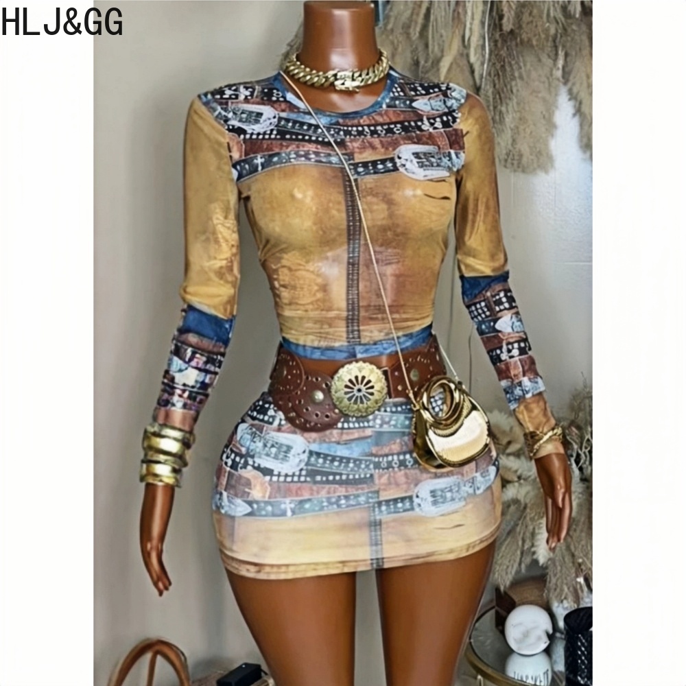 HLJ&GG Set Dua Potong Jaring C - Vintage Fashion Trends ulasan dan harga
