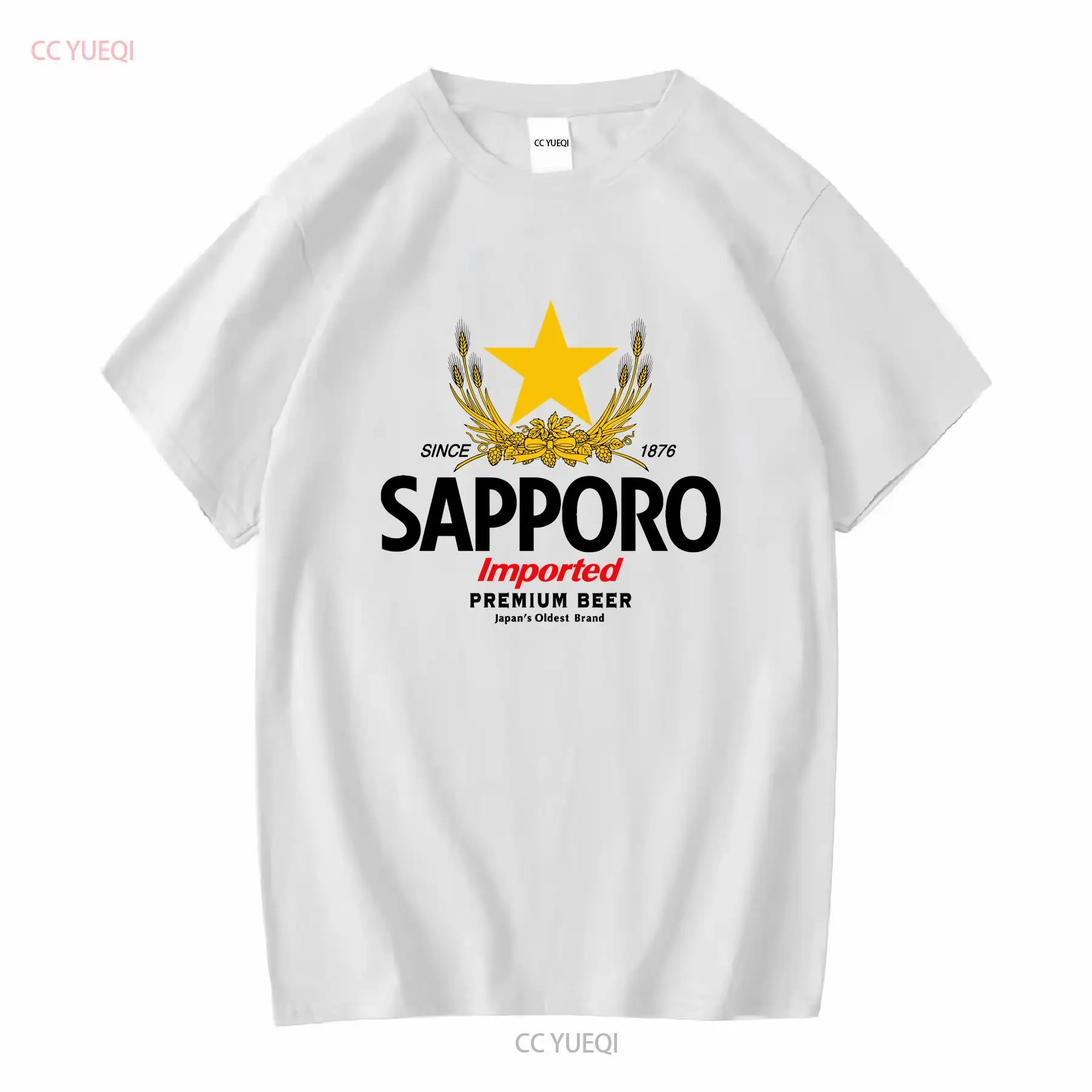 SAPPORO Kaus Bir Jepang Pabrik - Vintage Fashion Wear ulasan dan harga