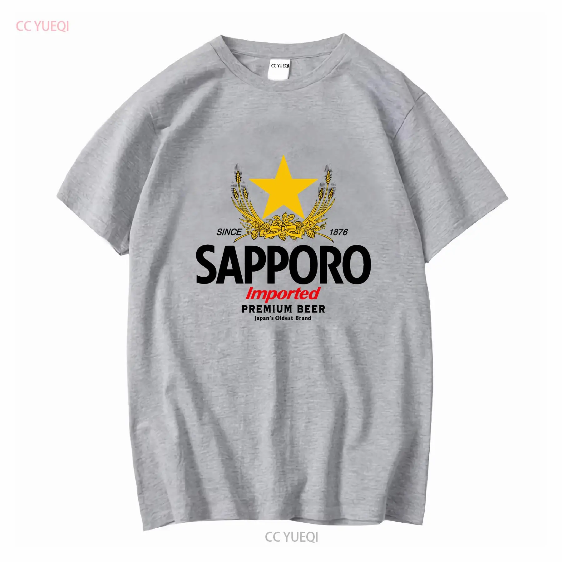 SAPPORO Kaus Bir Jepang Pabrik - Vintage Fashion Wear ulasan dan harga