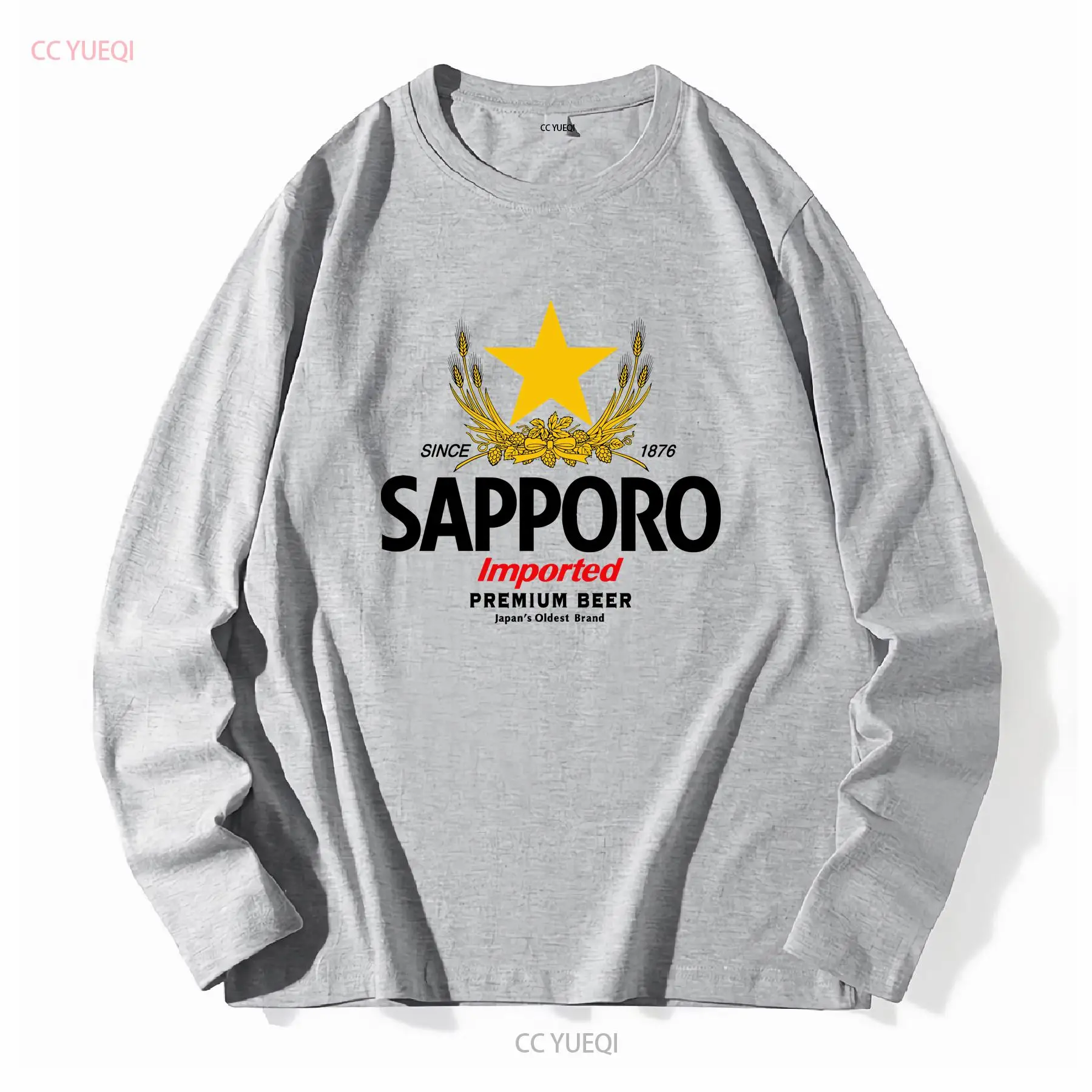 SAPPORO Kaus Bir Jepang Pabrik - Vintage Fashion Wear ulasan dan harga