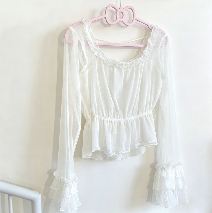 Blus Lolita Manis Jepang Wanit - Vintage Fashion Japan ulasan dan harga