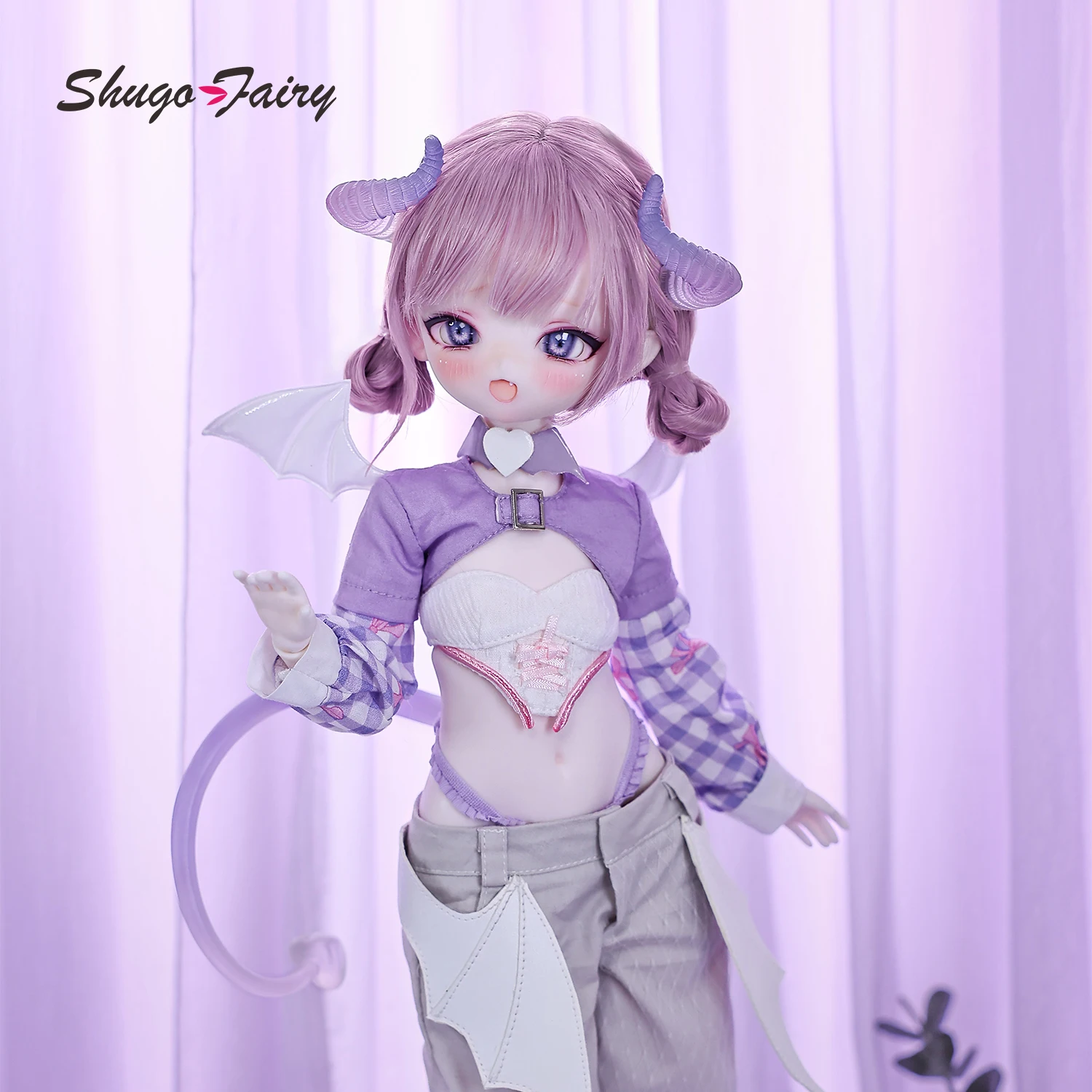 ShugaFairy DevilA Bjd Doll 1/4 - Vintage Fashion Doll ulasan dan harga