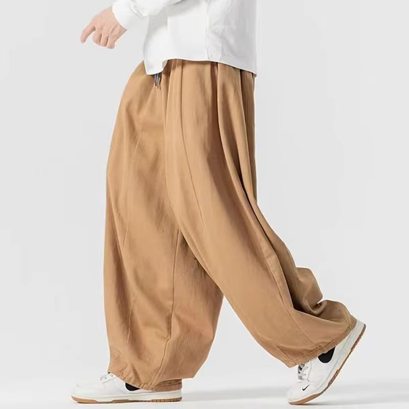 Celana Kasual Pria Katun 100%  - Retro Track Pant ulasan dan harga