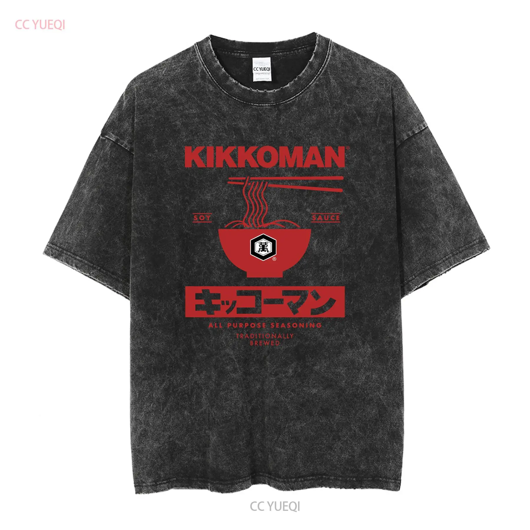 Kikkoman Mie Label Kecap Kaus  - Vintage Fashion Japan ulasan dan harga