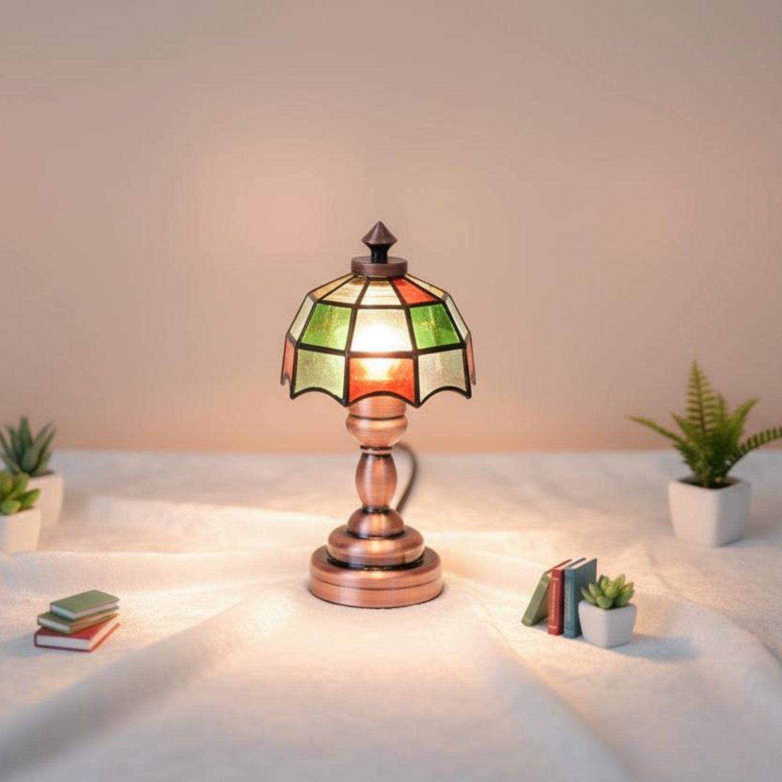 Lampu Miniatur Vintage Berbaha - Vintage Fashion Doll ulasan dan harga