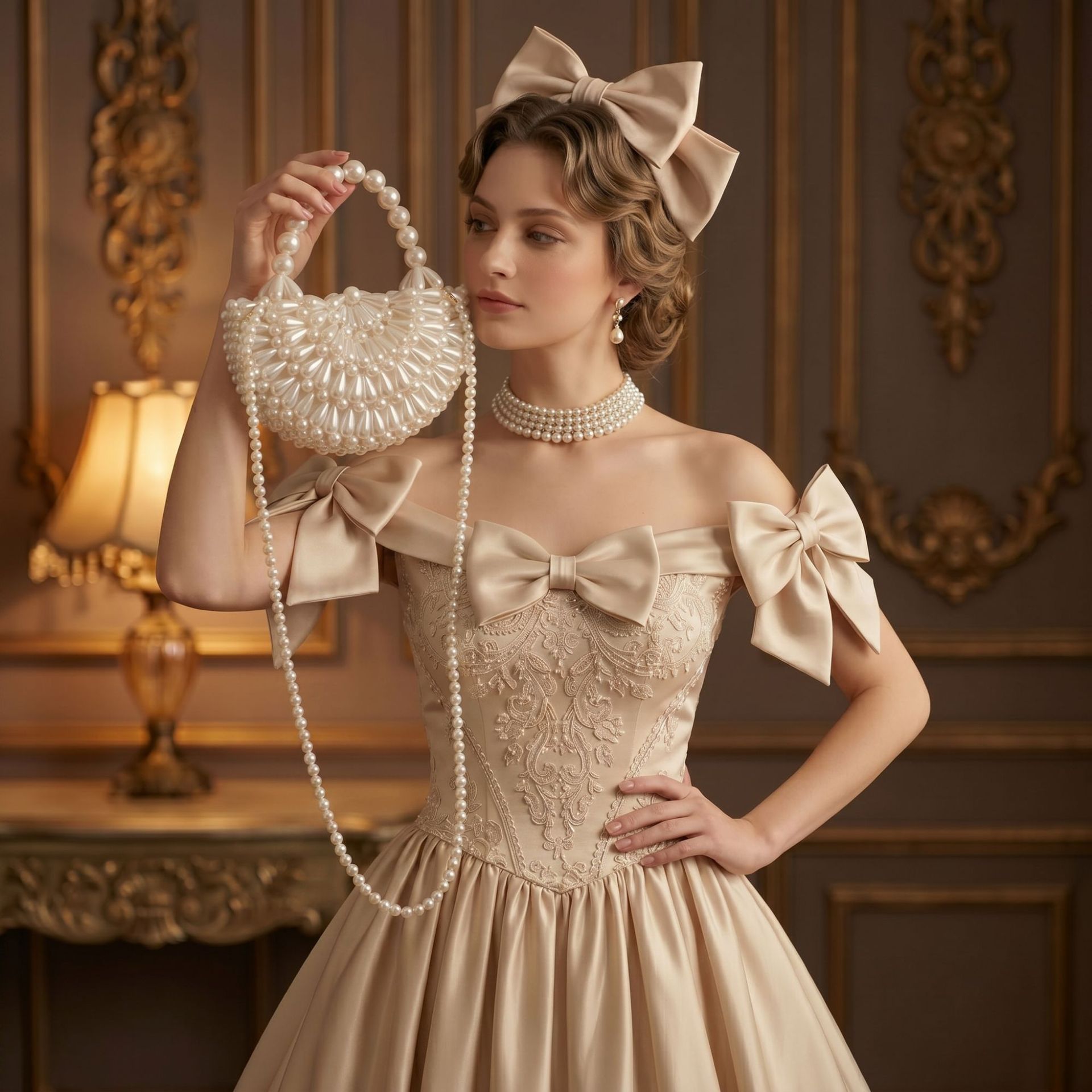 DOYUTIG Tas Pernikahan Wanita  - French Vintage Fashion ulasan dan harga