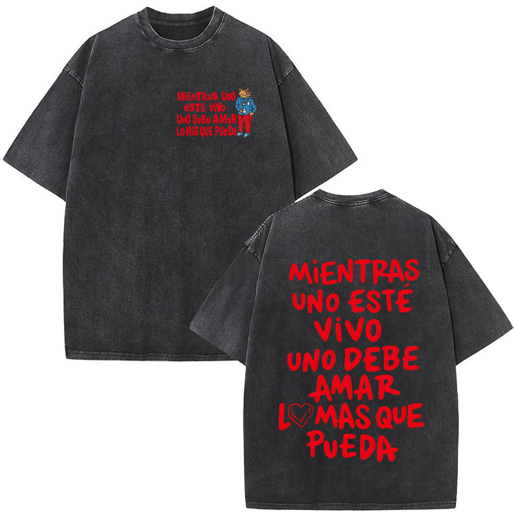 Kaos Vintage Rapper Bad Bunny  - Vintage Fashion World ulasan dan harga